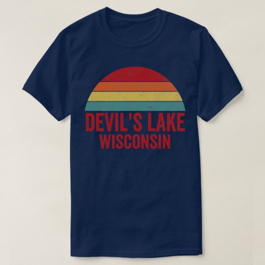 T-shirt Devils Lake Wisconsin (Design devant)