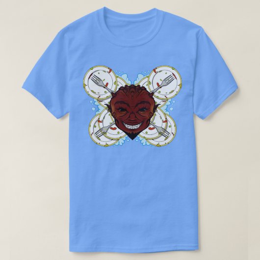 T-shirt Devils Lave-vaisselle sans légende (Design devant)