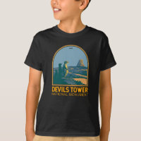 Devils Tower Monument national Prairie Chien Vinta