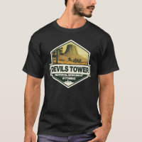 Devils Tower National Monument Voyage Art Vintage