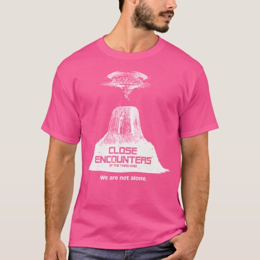 T-shirt Devils Tower Nous ne sommes pas seuls (Devant)