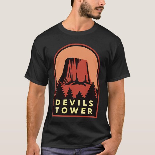 T-shirt Devils Tower WY National Monument (Devant)
