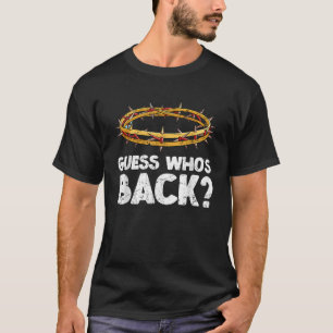 T-shirt Devin de Pâques Dont le dos Jésus Drôle Hommes Rel