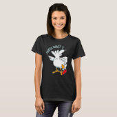 T-shirt Devine quel est le derrière de poulet (Devant entier)