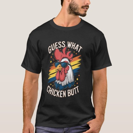 T-shirt Devine quoi cul de poulet ! (Devant)