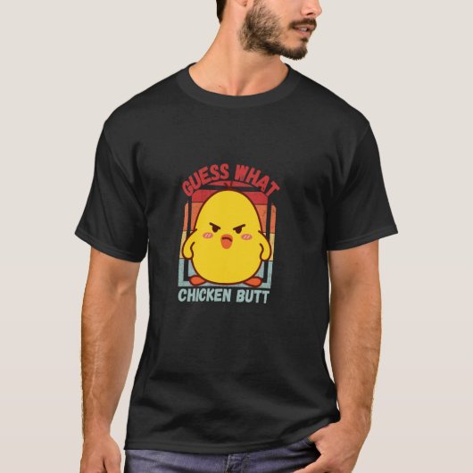 T-shirt Devine quoi Cul de poulet ! (Devant)