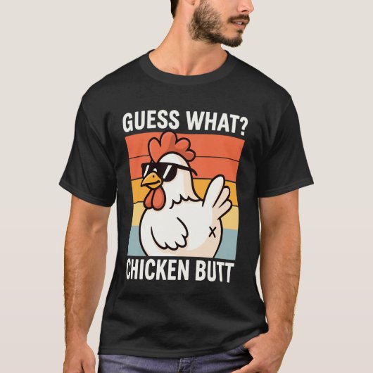 T-shirt Devine quoi Cul de Poulet 2 (Devant)
