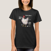 T-shirt Devinez Ce Beurre De Poulet Drôle Mignonne Boeuf D (Devant)