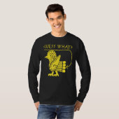 T-shirt Devinez Ce Bouton De Poulet Classique (Devant entier)