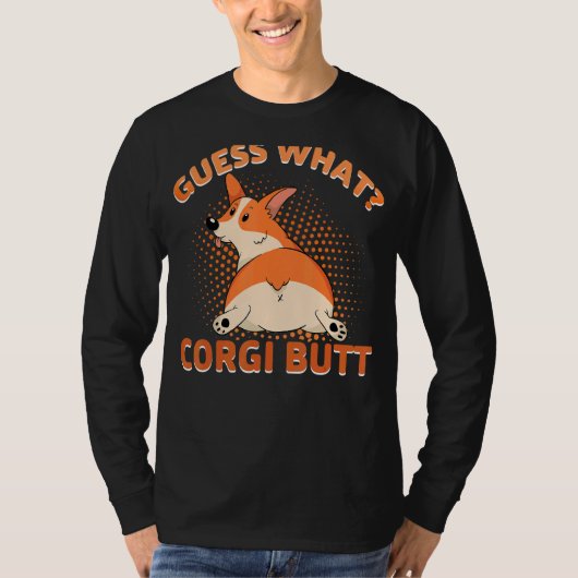 T-shirt Devinez ce Corgi Butt (Devant)