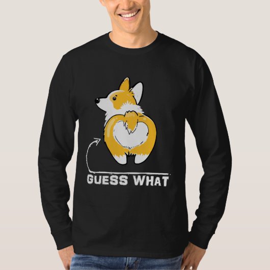 T-shirt Devinez Ce Corgi Butt Funny Corgi propriétaire Chi (Devant)