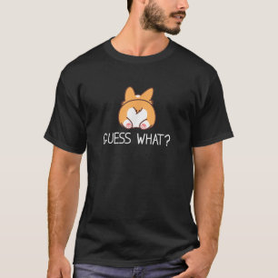 T-shirt Devinez ce Corgi Butt Funny Welsh Corgis Chien Cos