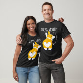 T-shirt Devinez Ce Corgi Butt Vêtements De Blague Pour Chi (Unisexe)