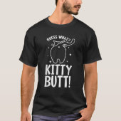 T-shirt devinez ce kitty butt drôle amoureux des chats kit (Devant)