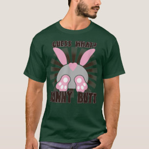 T-shirt Devinez Ce Lapin Butt Lapin Amoureux Drôle Mignonn