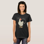 T-shirt Devinez Ce Poulet Butt Drôle Heureux (Devant entier)