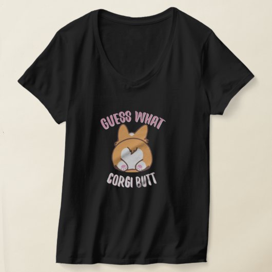 T-shirt DEVINEZ CE QUE Corgi Butt (Poser)