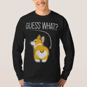 T-shirt Devinez ce que Corgi butt Funny Welsh Corgi Costum