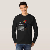 T-shirt Devinez ce que poulet Butt Thug Chicken Design (Devant entier)