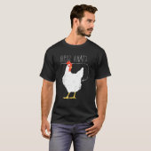 T-shirt Devinez ce que poulets bouton (Devant entier)