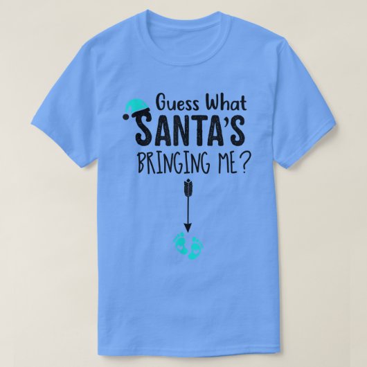 T-shirt Devinez ce que Santas m'apporte (Design devant)