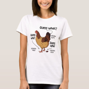 T-shirt Devinez Quel Beurre De Poulet, Amoureux Du Poulet