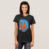 T-shirt Devinez Quel Beurre De Poulet Devinez Qui Poisson (Devant entier)