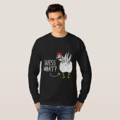 T-shirt Devinez quel bouton de poulet (Devant entier)