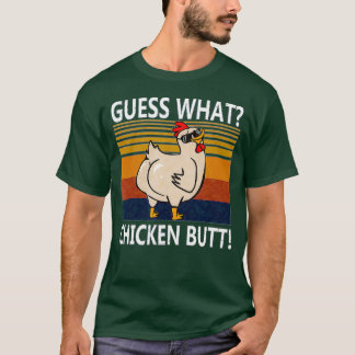 T-shirt Devinez quel bouton de poulet