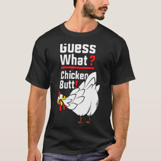 T-shirt Devinez quel bouton de poulet 1