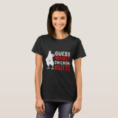T-shirt Devinez quel bouton de poulet 3 (Devant entier)