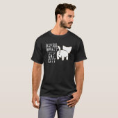 T-shirt Devinez Quel Chat Fesses Propriétaire de Chat (Devant entier)