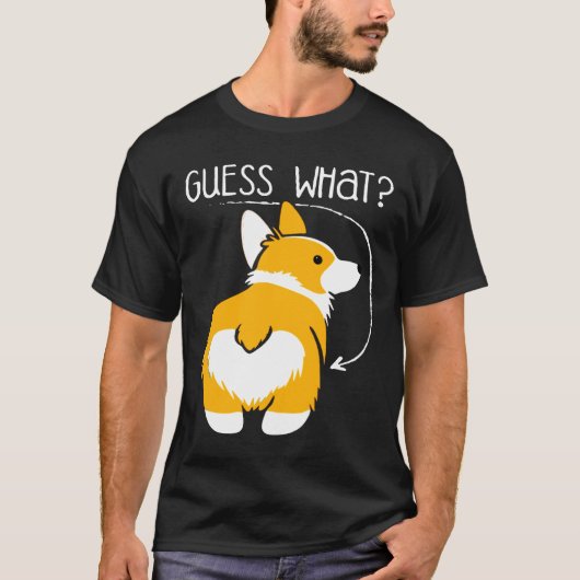 T-shirt Devinez Quel Cul De Corgi (Devant)