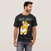 T-shirt Devinez Quel Cul De Corgi (Devant entier)