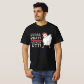 T-shirt devinez quel cul de poulet (Devant entier)