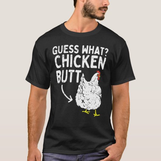 T-shirt Devinez quel éleveur d'animaux d'élevage de poulet (Devant)