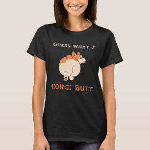 T-shirt Devinez Quel Graphisme de Jeu de Mots sur le Derri