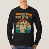 T-shirt Devinez Quel Jour Est-Ce Chameau Hump Day Camel We (Devant)