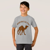 T-shirt Devinez quel jour nous sommes ? (Impression chamea (Devant entier)