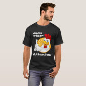 T-shirt Devinez quel poulet Butt Hilarious Funny Classic J (Devant entier)