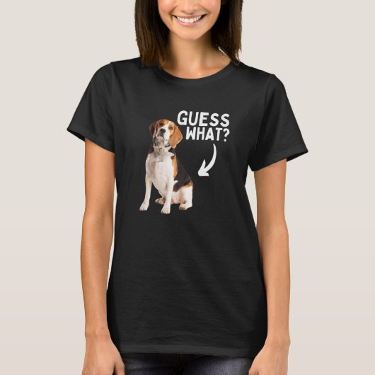 T-shirt Devinez quelle Secourt de propriétaire de chien de (Devant)