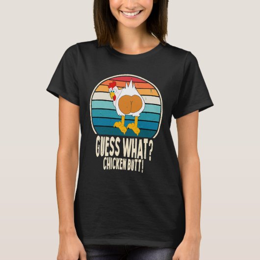 T-shirt Devinez Quelles Blagues De Design Blanc Bouton De (Devant)