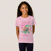 T-Shirt Devinez qui est de retour à l'école Alligator (Devant entier)