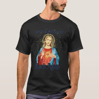 T-shirt Devinez qui est de retour de nouveau heureux Pâque