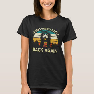 T-shirt Devinez qui revient de nouveau Jour de Pâques Jésu