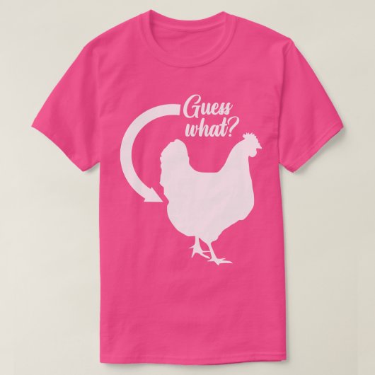 T-shirt Devinez quoi (Design devant)