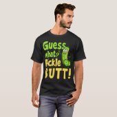 T-shirt Devinez quoi Cul de Cornichon Drôle de Concombre M (Devant entier)