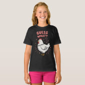 T-shirt Devinez quoi Cul de Poulet Drôle Prépa (Devant entier)