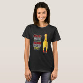 T-shirt Devinez quoi Géant Poulet en Caoutchouc Fessée Sla (Devant entier)