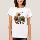 T-shirt Devinez quoi ? Poulet cul. (Devant)